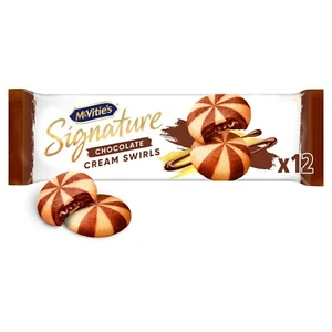 McVitie's Signature Chocolate Cream Swirls Biscuits 142g x 2 - Bild 1 von 3