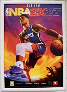 Poster promozionale NBA 2K 23 RARO Nintendo PS5 XBOX SERIES X 42cm x 59cm - Foto 1 di 1