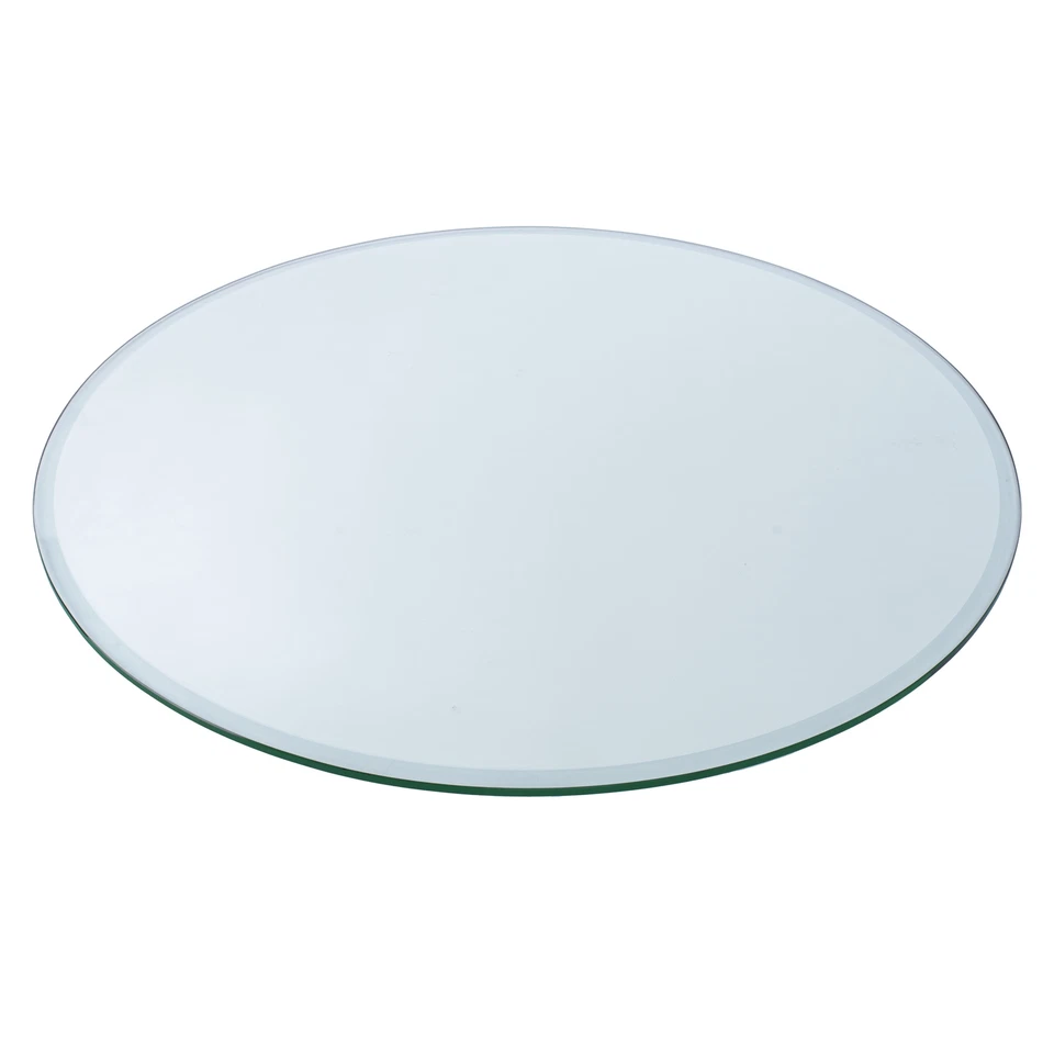 54" Round Tempered Table Protector By Spancraft Glass 54RD12MMFP P