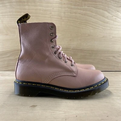 Botas Dr. Martens 8 agujeros 1460 Pascal para mujer talla 7 Peach Virginia Foto 1 de 4