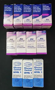 Lotto 12 scatole livello 1 soluzione di controllo Liberty LifeScan Ultra FastTake TRACKEASE - Foto 1 di 4
