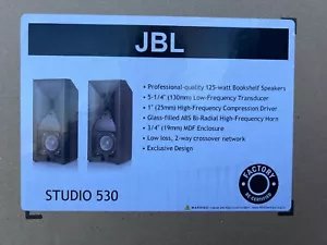 JBL Studio 530 2-Wege 5,25 Zoll Regallautsprecher - Schwarz (Paar) - Bild 1 von 5