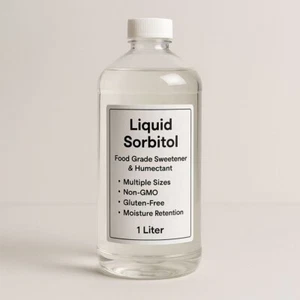 Liquid Sorbitol – Food Grade Sweetener & Humectant | Multiple Sizes | Non-GMO - Picture 1 of 1