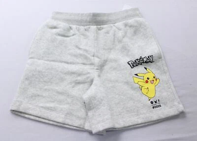 Pantalones Cortos Gap Pikachu Gráficos para Niños JL3 Gris Claro Brezo Grandes Nuevos con Etiquetas Foto 1 de 4