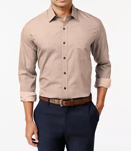 NEW MENS TASSO ELBA FOULARD PRINT CHEST POCKET BUTTON FRONT SHIRT XL 17-17.5 - Picture 1 of 2