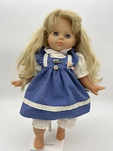 Zapf Creations deutsche Mädchenpuppe 20" blondes Haar blau schläfrige Augen Zapf 1985 - Bild 1 von 18