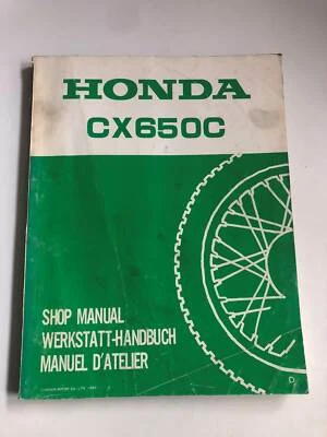 Workshop Manual Honda Cx 650 C - (D) (1983) (RC11) - Image 1 of 2