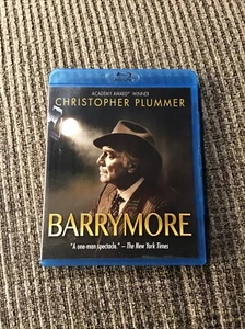 BARRYMORE 2013 BLU-RAY RLJ PRINT CHRISTOPHER PLUMMER STAGE PERFORMANCE OOP - Picture 1 of 4