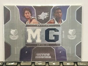 2007-08 SP Winning Materials Pau Gasol /Rudy Gay Dual Jersey Card - Memphis - Picture 1 of 1
