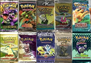 Pokemon Cards Booster Packs Only 400 Packs Total Base Set Aquapolis Skyridge Neo - Picture 1 of 1