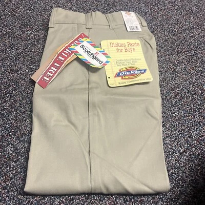 NWT Dickies VTG Boys Size 12 Slim School Uniform Pant - Image 1 of 4