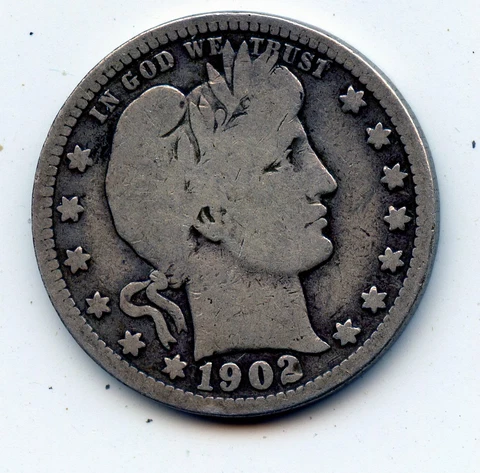 1902-s Barber quarter (SEE PROMO) Cover