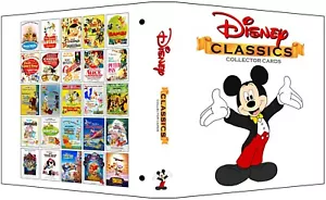 Walt Disney Classics 1993 Collector Trading Cards Custom 3-Ring Binder Album - Bild 1 von 2