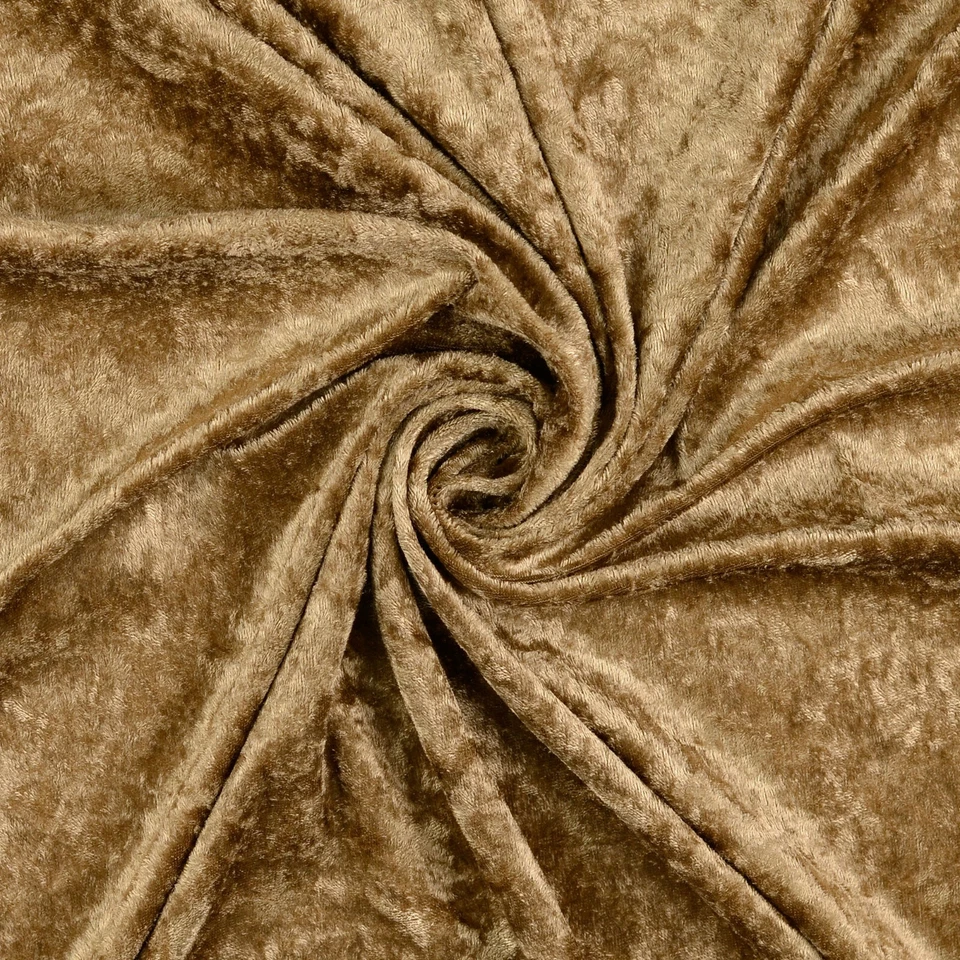 PANNESAMT Samt Stoff Meterware weich fallend glänzend MITTELBRAUN EUR 4,98/m - Bild 1 von 1