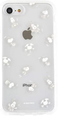 Funda Gourmandise iPhone SE 4.7 IIIfit Transparente Cacahuetes Patrón Snoopy SNG-666C Foto 1 de 3