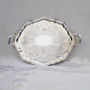 Winthrop Tea Tray Reed and Barton Silverplate Large Size - Picture 1 of 7