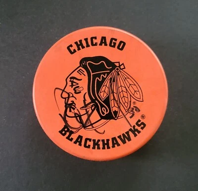 Ray Emery signed Chicago Blackhawks Hockey Puck Jsa Authenticated - Image 1 of 4