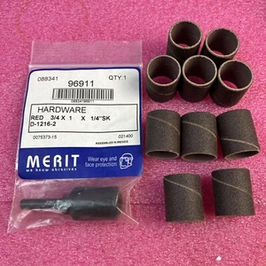 10pcs 3M Cloth Spiral Band 341D P120 051144-40219 3/4" x 1" + Expanding Drum - Picture 1 of 6