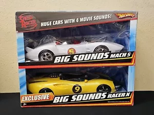 Coches de carreras de velocidad Hot Wheels Big Sounds 2008 en caja sellada Mach 5 Racer X - Imagen 1 de 7