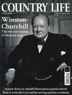 UK Country Life Magazine: Winston Churchill 150th Anniversary, Ed Lear, 20.11.24 - Image 1 of 3