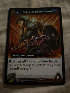 2010 World of Warcraft TCG: Worldbreaker Aileen the Thunderblessed #128 0b5 - Picture 1 of 4