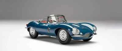 New Amalgam Jaguar XKSS 1:18 Model Car Blue M6014 KidBX - Image 1 of 4
