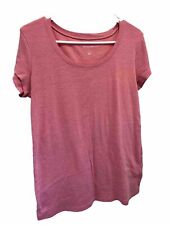 Motherhood Size XL Pink T-shirt Short Sleeve Top Stretchy Maternity Tee Women’s