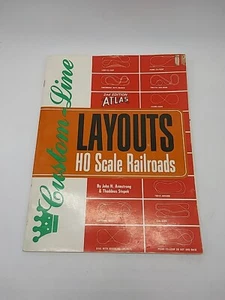 Atlas Custom Line Layouts HO Scale Railroads 2nd Edition Rare Vtg 1980 Printing - Picture 1 of 24