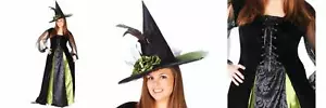 FunWorld Women's Plus Goth Maiden Witch Costume 16W-24W, Multi  - Picture 1 of 6
