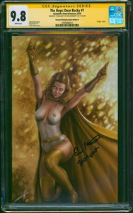 ERIN MORIARTY 'STARLIGHT' Signed THE BOYS DEAR BECKY #1 Virgin Cover CGC 9.8 SS - Picture 1 of 2