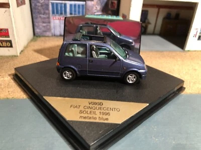 FIAT CINQUECENTO 3 PORTES DE 1996 1/43 VITESSE - Photo 1/4