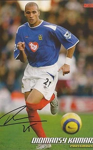 PORTSMOUTH: DIOMANSY KAMARA SIGNED A4 (12x8) MAGAZINE PICTURE+COA - Picture 1 of 1