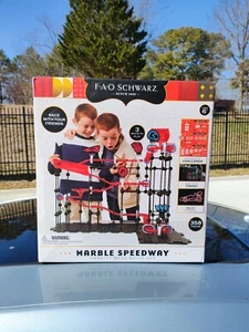 FAO Nero Marmo Speedway Gravity Race Build Set - Foto 1 di 1