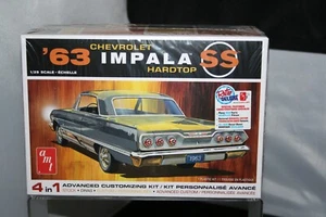 AMT "'63 Chevrolet Impala Hardtop SS" 1:25 Model Kit, #1149M/12, ©2024 SEALED - Bild 1 von 12