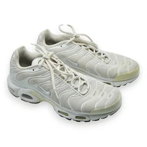 Nike Air Max Plus Triple White Men’s Size 11.5 (604133-139) - UK 10.5 EUR 45.5 - Picture 1 of 10
