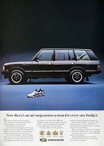 1993 RANGE ROVER An Air Suspension for Every Size Budget NIKE Shoes PRINT AD - Picture 1 of 1