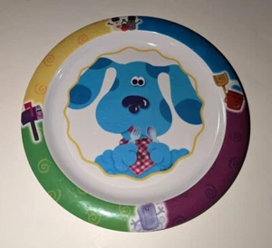 Blue's Clues Blue Zak Designs Disney Kids Melamine Plate HTF Dog Mailbox TV Show - Picture 1 of 4