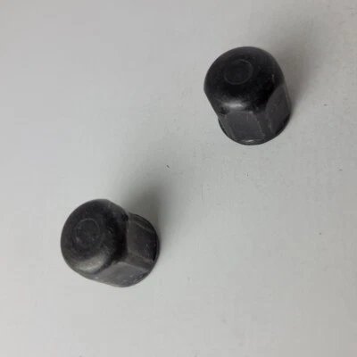 1996-2000 Honda Civic del Sol Windshield Wiper Arm Nut Pair Black Set of 2 OEM - Image 1 of 3