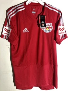 Adidas MLS Jersey New York Red Bulls Team Red sz L - Picture 1 of 2