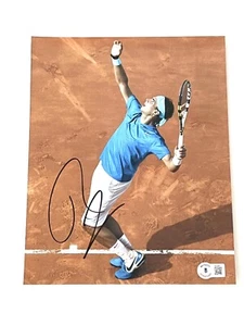 Rafael Nadal Hand Signed 8x10 Photo Tennis Wimbledon El Niño BAS Beckett Cert - Picture 1 of 2