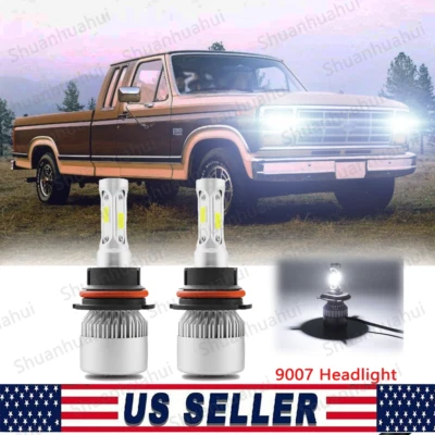 Faros LED altos/bajos para Ford F-150 1992-2003 F-250 1992-1999 4 lados 9007 Foto 1 de 4