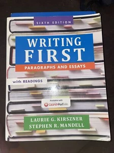 Writing First with Readings: Paragraphs and Essays by Kirszner, Laurie G., Mand - Picture 1 of 5