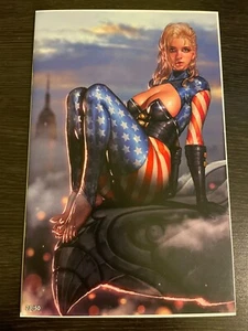 PATRIOTIKA #1 KYUYONG EOM EXCLUSIVE VIRGIN COVER RARE ONLY 50 MADE NM+ - Bild 1 von 2