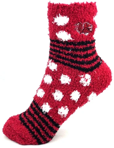 South Carolina Gamecocks Homegator Maroon Fuzzy Socks Cover
