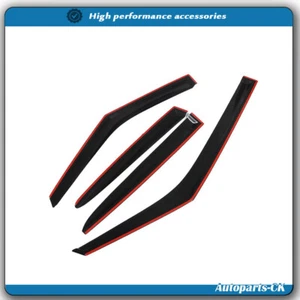 For Hyundai 2012-2017 Window Visors Sun Rain vent Guards Shade 4pcs - Picture 1 of 7
