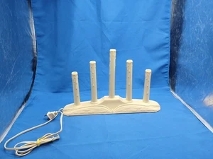 VINTAGE Christmas window 5-Light Plastic Drip Candelabra Midcentury Candolier  - Picture 1 of 1