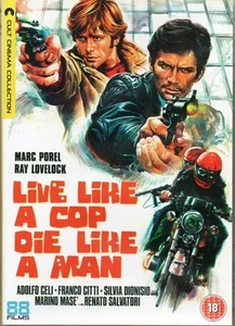 LIVE LIKE A COP DIE LIKE A MAN - UK DVD - RUGGERO DEODATO - 88 Films - - Imagen 1 de 2