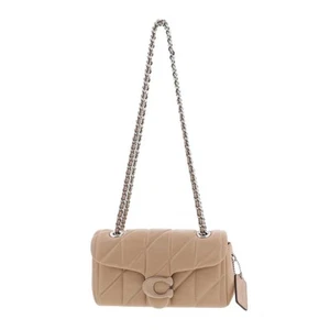 COACH Tabby Bolso de Hombro 20 Acolchado Marrón CP145 NUEVO Outlet De JAPÓN - Imagen 1 de 8