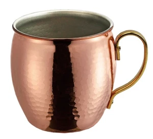 Taza Japón Pearl Metal 500 ml Tsubame-no-Takumi acabado martillado cobre puro M 625 - Imagen 1 de 1