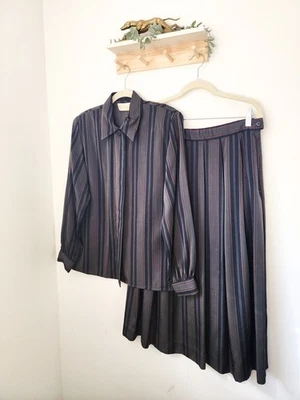 Vintage Pendleton Sophisticates Striped Set (Size Medium) - Image 1 of 4